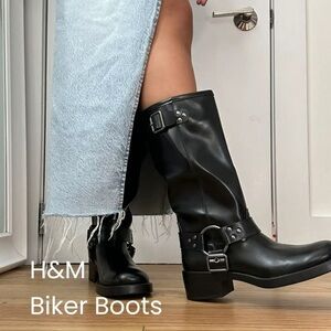 H&M Biker Boots - Size 38